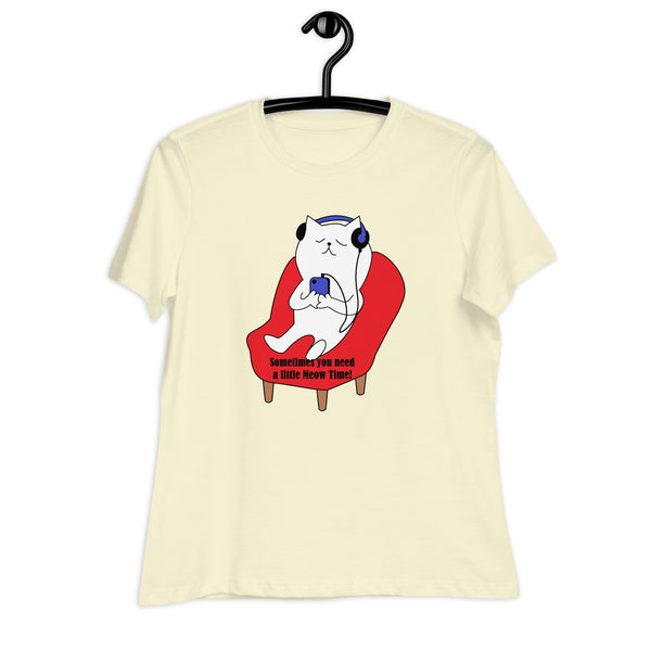 Swagger Tails Meow Time Women's Relaxed T-Shirt