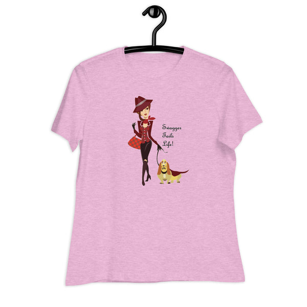 Swagger Tails Life Euro Women's Relaxed T-Shirt