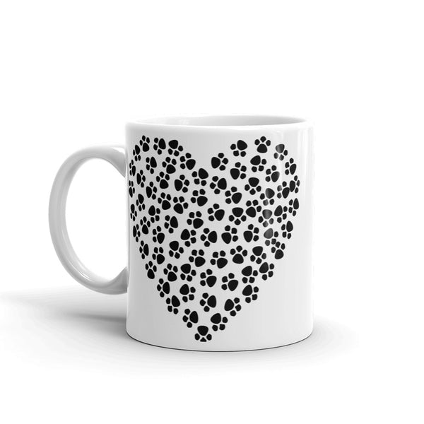 Swagger Tails Heart Paw Mug