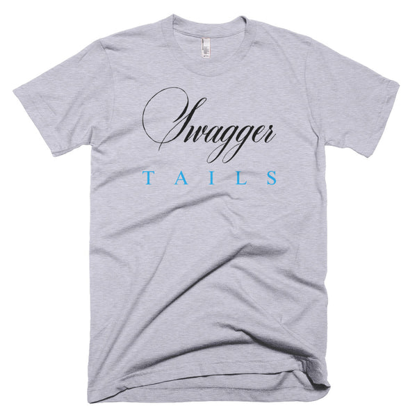 Swagger Tails Signature (Men's) Short-Sleeve T-Shirt with black and blue.