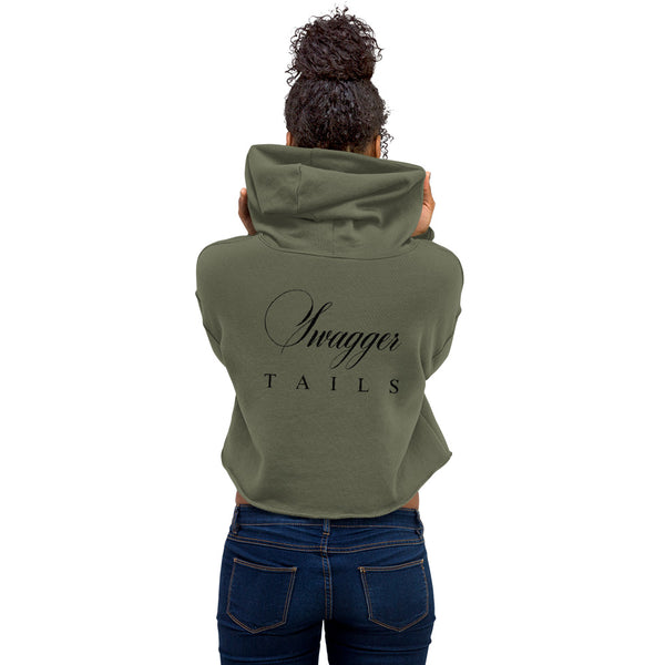 QD Women's Swagger Tails Crop Hoodie