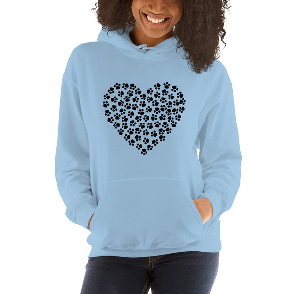 Swagger Tails Heart Paw Unisex Hoodie