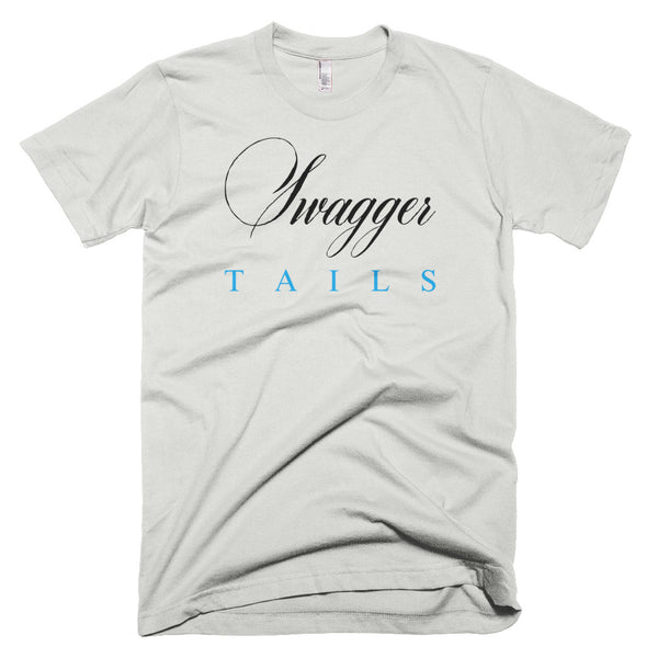 Swagger Tails Signature (Men's) Short-Sleeve T-Shirt with black and blue.