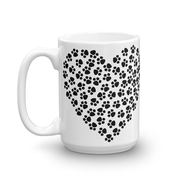 Swagger Tails Heart Paw Mug