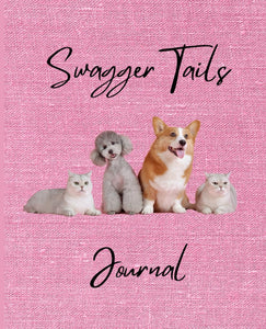 Swagger Tails Journal: Cute Animals Notebook for Animal Lovers of All Ages (110 Pages, 7.5 x 9.25")