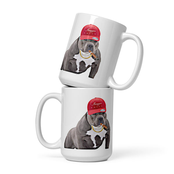 Swagger Bully White glossy mug