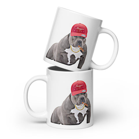 Swagger Bully White glossy mug