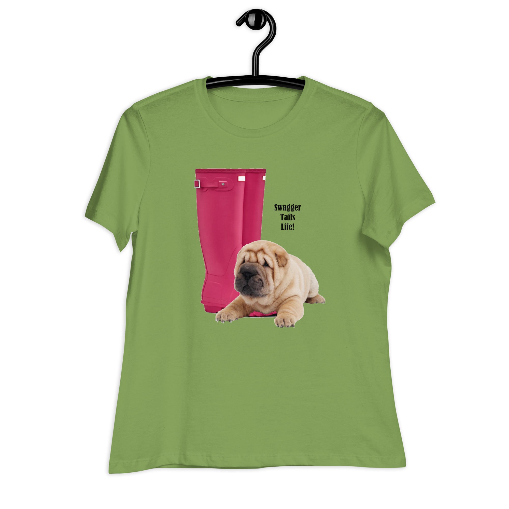 Swagger Tails Life Sharpei Women's Relaxed T-Shirt