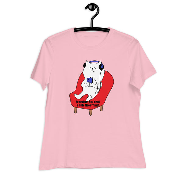 Swagger Tails Meow Time Women's Relaxed T-Shirt