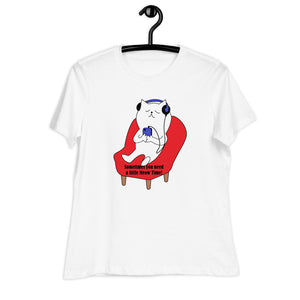 Swagger Tails Meow Time Women's Relaxed T-Shirt