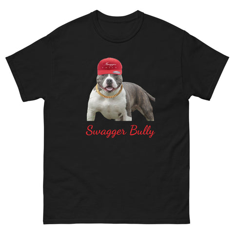 Red Swagger Bully Men's heavyweight tee