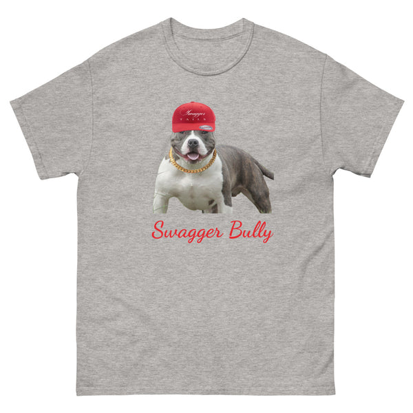 Red Swagger Bully Men's heavyweight tee