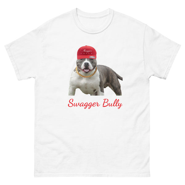 Red Swagger Bully Men's heavyweight tee