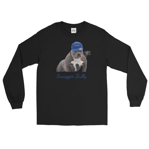 Big Blue Swagger Bully Men’s Long Sleeve Shirt