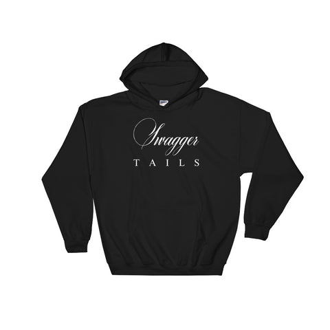 Swagger Tails Signature White (Men's) Hooded Sweatshirt