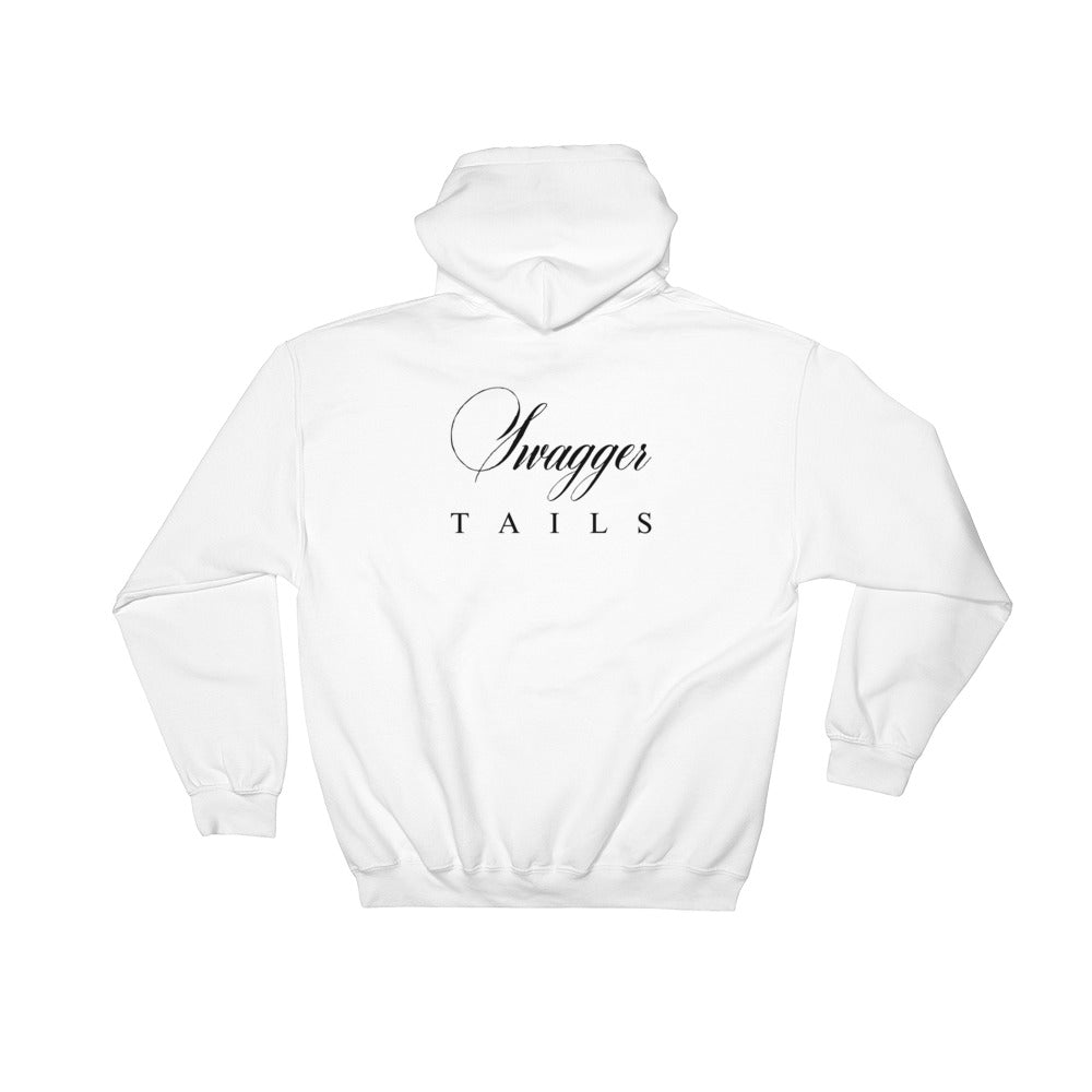 Swagger Tails Signature Black (Men's) Hooded Sweatshirt