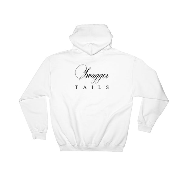 Swagger Tails Signature Black (Men's) Hooded Sweatshirt