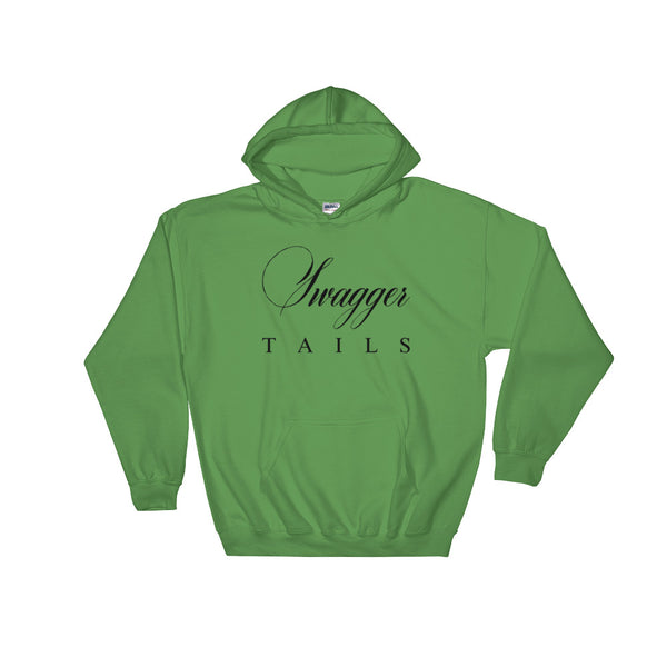 Swagger Tails Signature Black (Men's) Hooded Sweatshirt