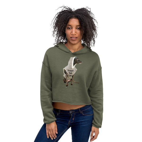 QD Women's Swagger Tails Crop Hoodie
