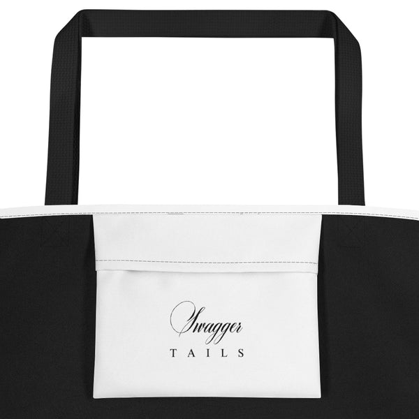 Swagger Tails Vintage Couple Beach Bag
