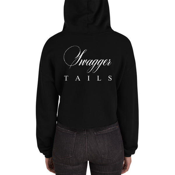 QD Women's Swagger Tails Crop Hoodie
