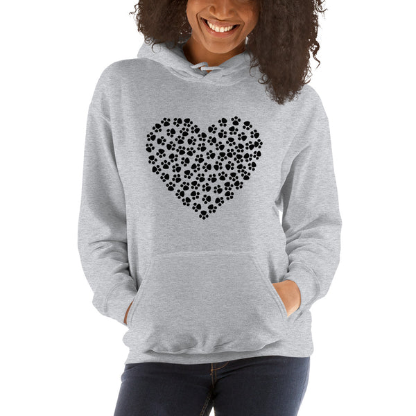 Swagger Tails Heart Paw Unisex Hoodie