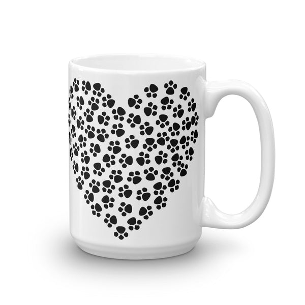 Swagger Tails Heart Paw Mug