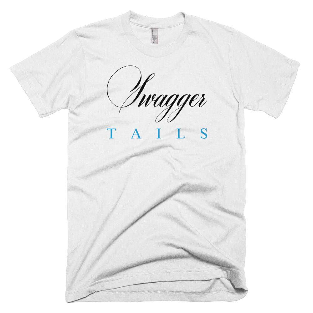 Swagger Tails Signature (Men's) Short-Sleeve T-Shirt with black and blue.