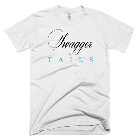 Swagger Tails Signature (Men's) Short-Sleeve T-Shirt with black and blue.