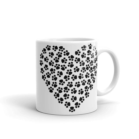 Swagger Tails Heart Paw Mug