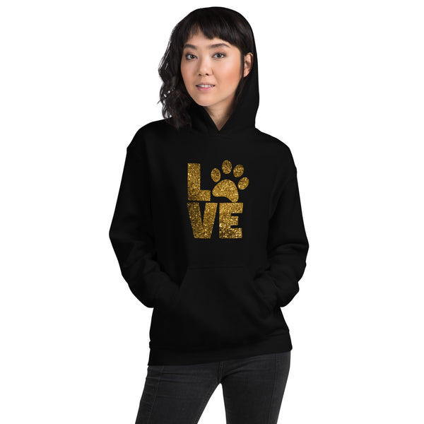 Swagger Tails Gold Love Unisex Hoodie