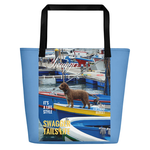 Swagger Tails Life Yacht Dog Beach Bag