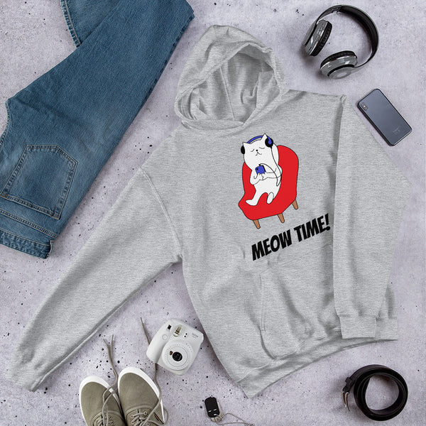 Swagger Tails Meow Time Unisex Hoodie