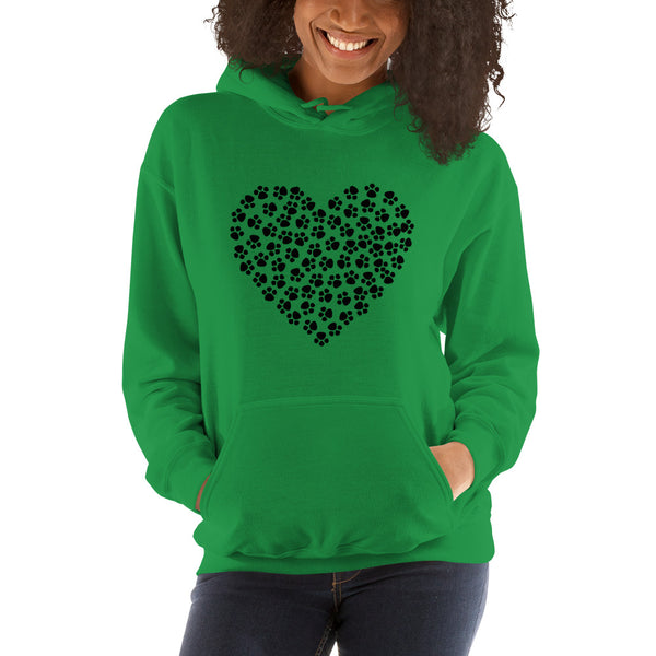 Swagger Tails Heart Paw Unisex Hoodie