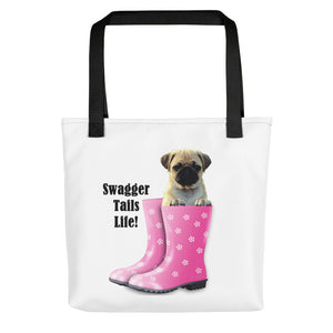 Swagger Tails Life Pug Tote bag