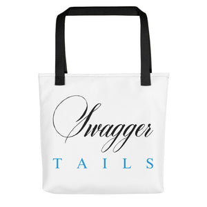 Swagger Tails Signature Tote bag with black and blue Signature