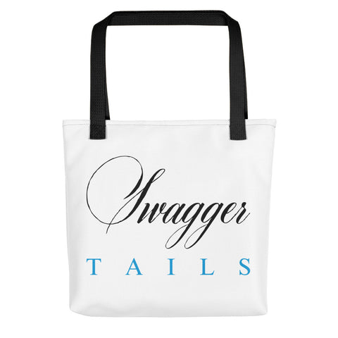 Swagger Tails Signature Tote bag with black and blue Signature