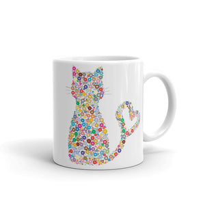 Swagger Tails Cat Heart Tail Mug