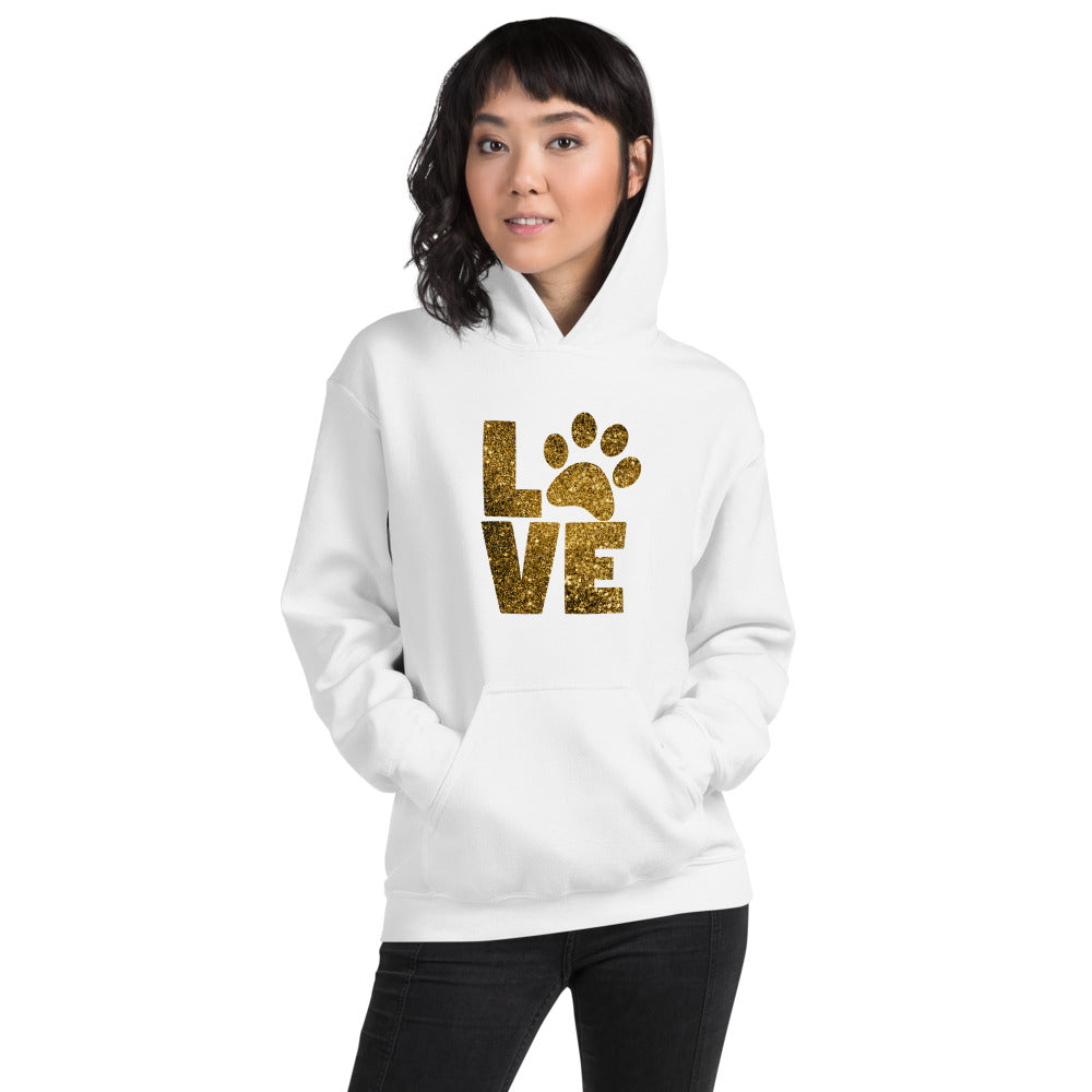 Swagger Tails Gold Love Unisex Hoodie