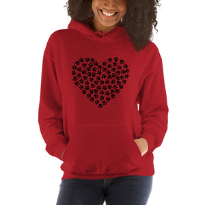 Swagger Tails Heart Paw Unisex Hoodie