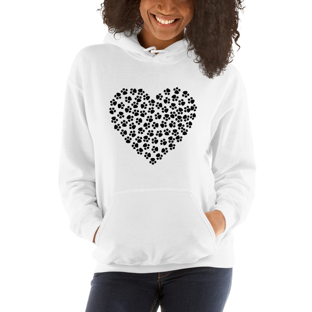 Swagger Tails Heart Paw Unisex Hoodie