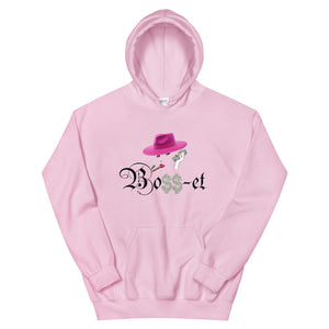 2 Boss-et Pink Fedora Smokin Hoodie