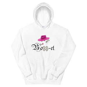 2 Boss-et Pink Fedora Smokin Hoodie